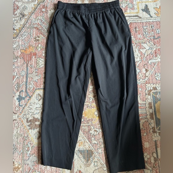 Everlane Womens The Italian GoWeave Easy Pant Black Pull On Wool Trouser - Picture 2 of 3